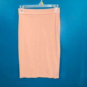 Bodycon pencil midi skirt